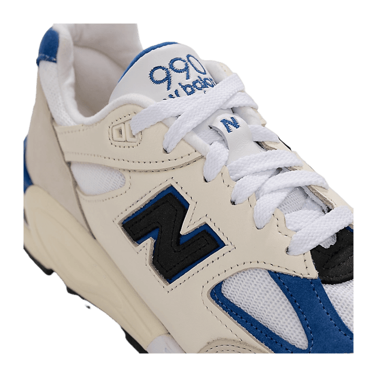 New Balance 990v2 Made in USA White Blue Angle 4