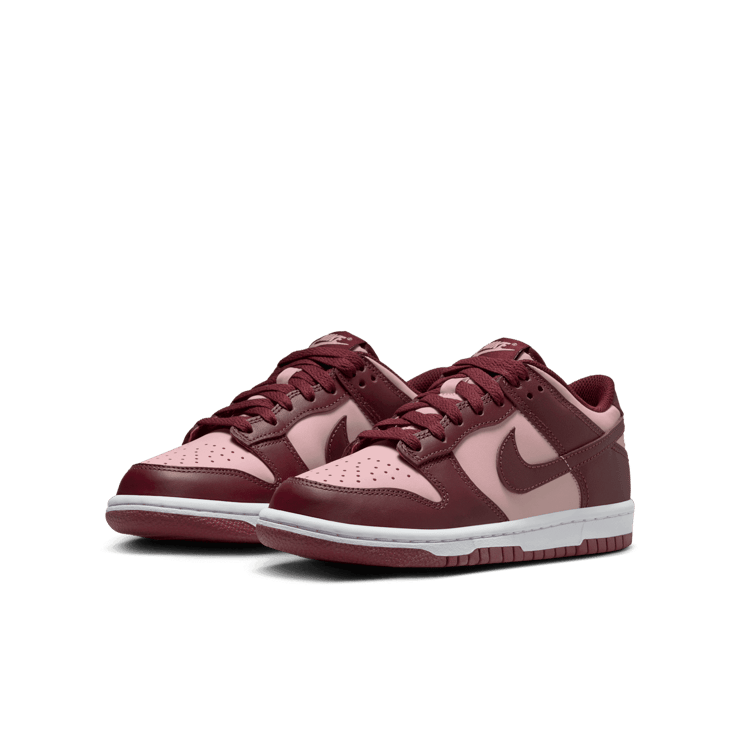 Nike Dunk Low 'Team Red Echo Pink' (GS) Angle 2