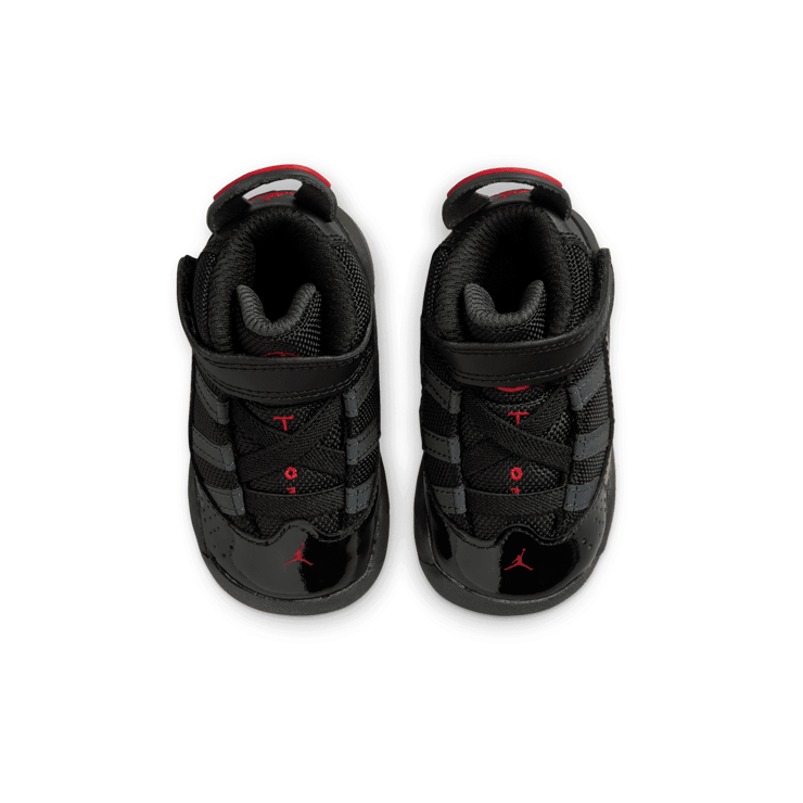 Jordan 6 Rings in Black | 323420-026 (TD) Angle 1