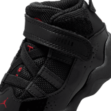 Jordan 6 Rings in Black | 323420-026 (TD) Angle 4