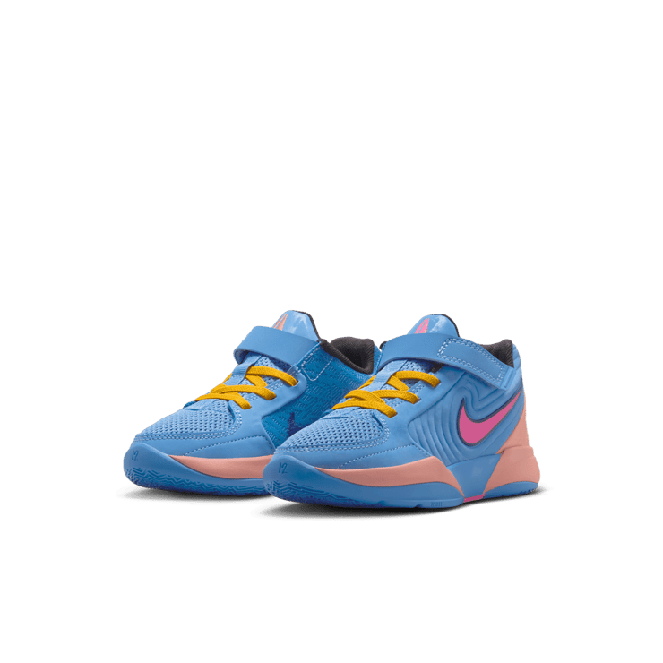 Nike Ja 2 Blue Beyond Hyper Pink Apricot Agate Blue Void (PS) Angle 2