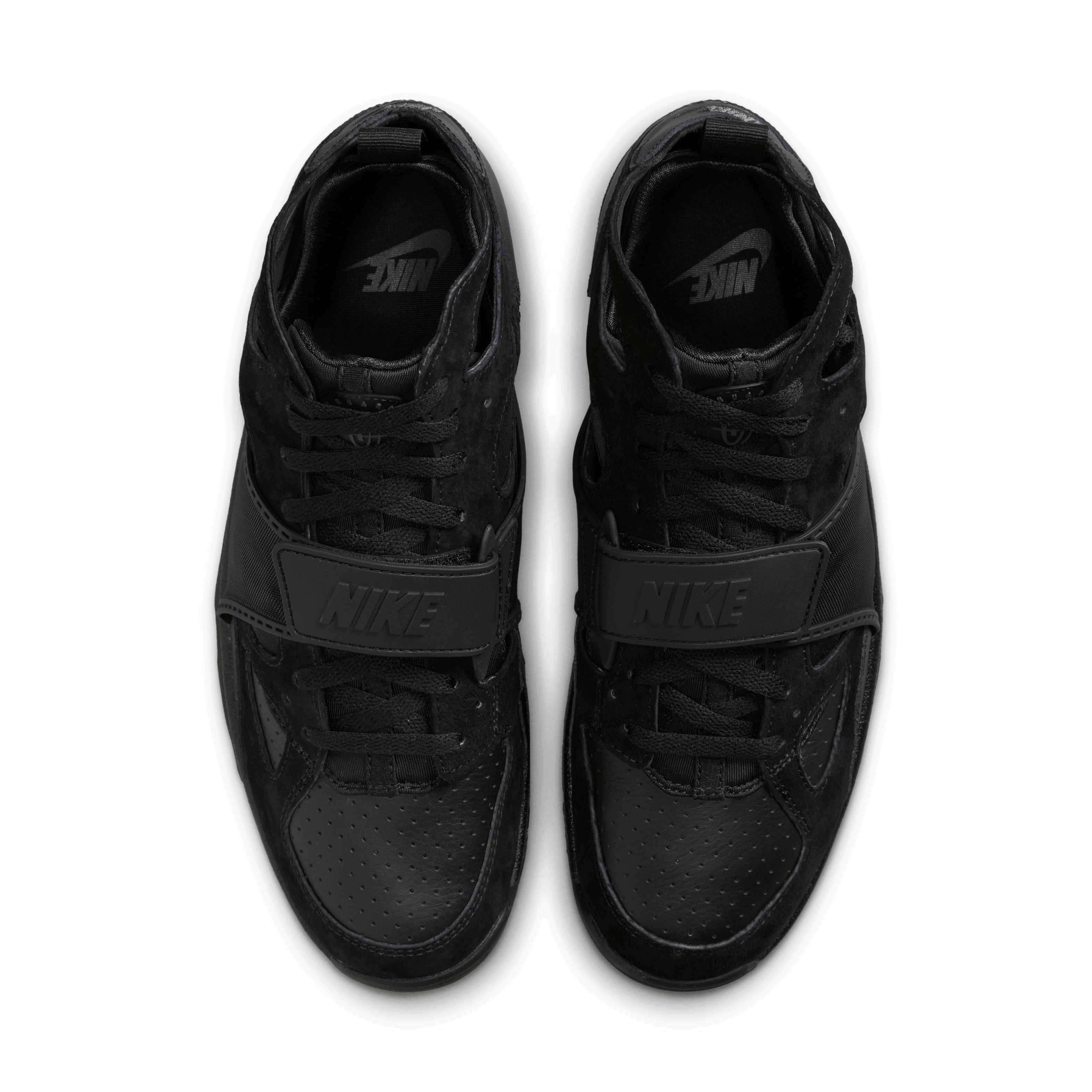 black huaraches high top