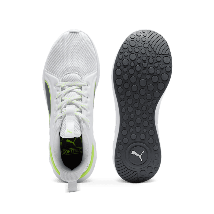 PUMA Softride Carson Lace Speck Road in White Angle 0