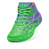 PUMA HOO x TMNT MB.04 R&D Basketball in Green (PS) (GS) Angle 2