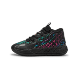 PUMA HOO x TNMT MB.01 Baxter Stockman Basketball in Black (PS) (GS) Angle 1