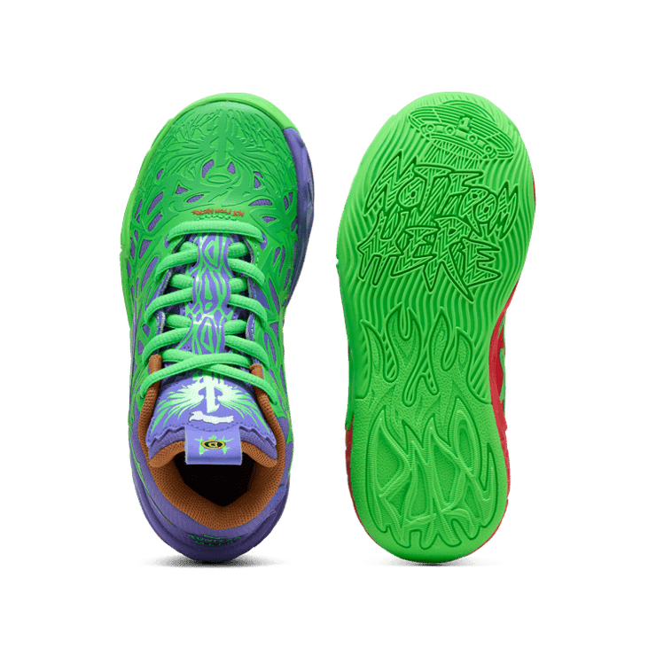 PUMA HOO X TMNT MB.04 R&D Basketball in Purple (PS) (PS) Angle 0