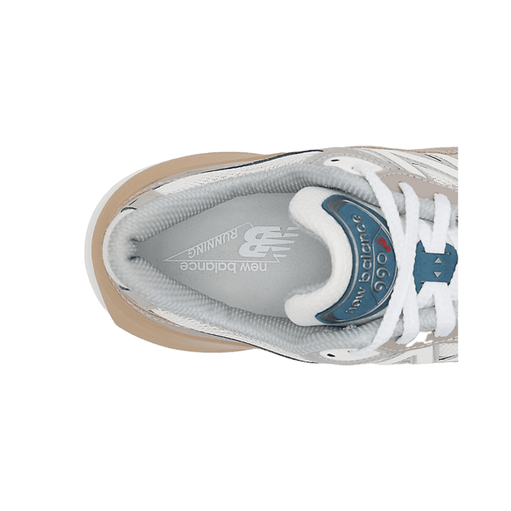 New Balance 990v6 Made in USA Light Mushroom Moonrock Angle 3