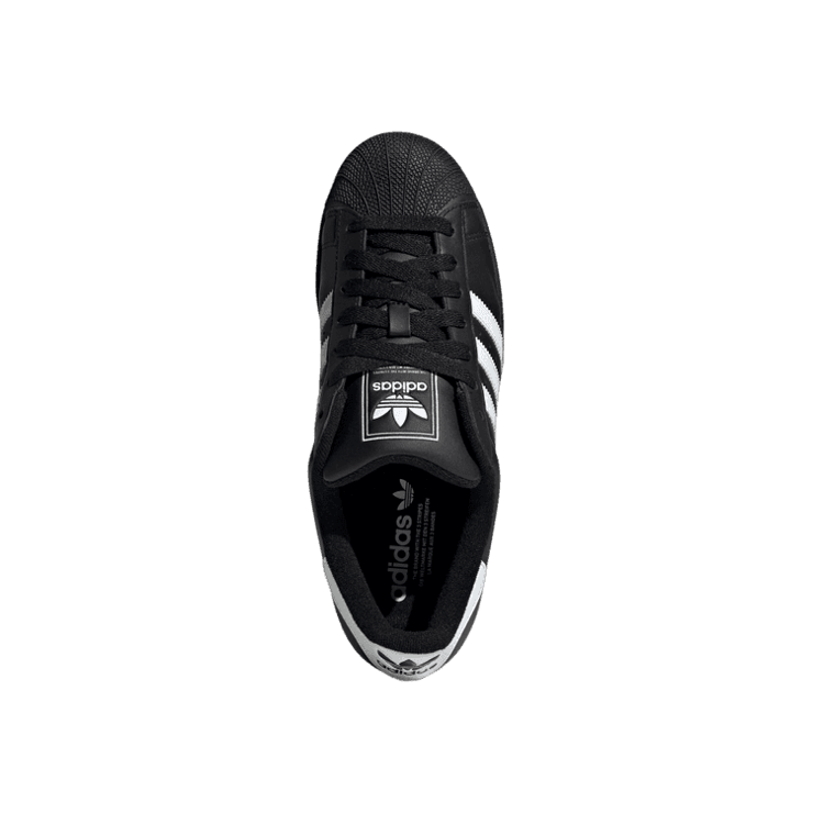 adidas Superstar II Black White Angle 0