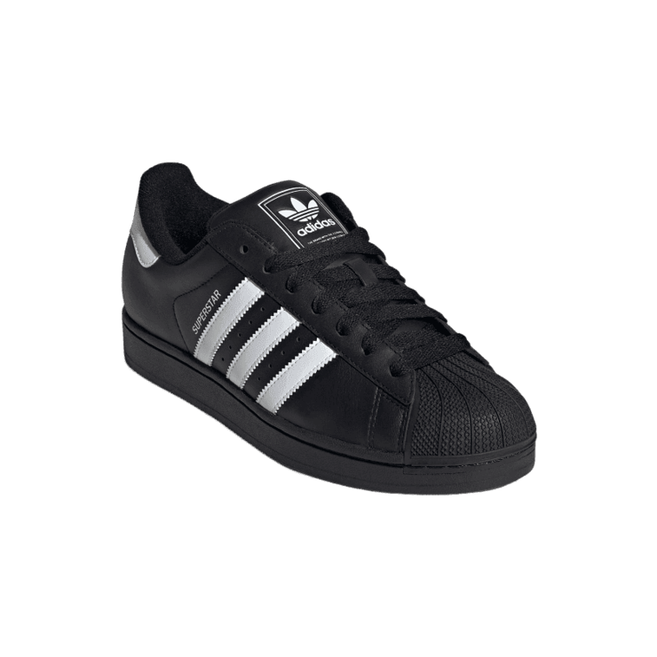 adidas Superstar II Black White Angle 2