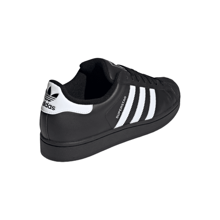 adidas Superstar II Black White Angle 3