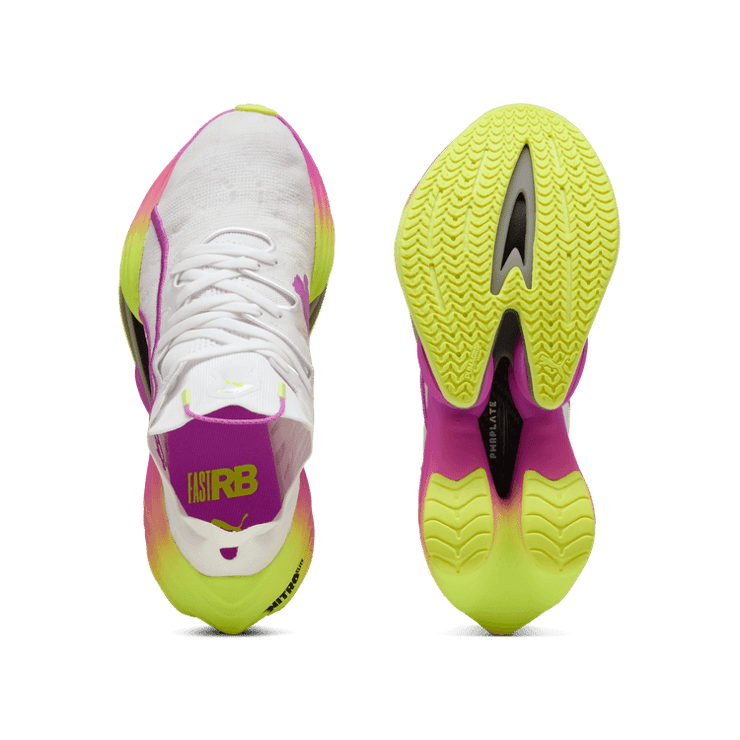 Puma Fast-RB Nitro Elite LD Yellow Alert Pure Magenta Angle 0