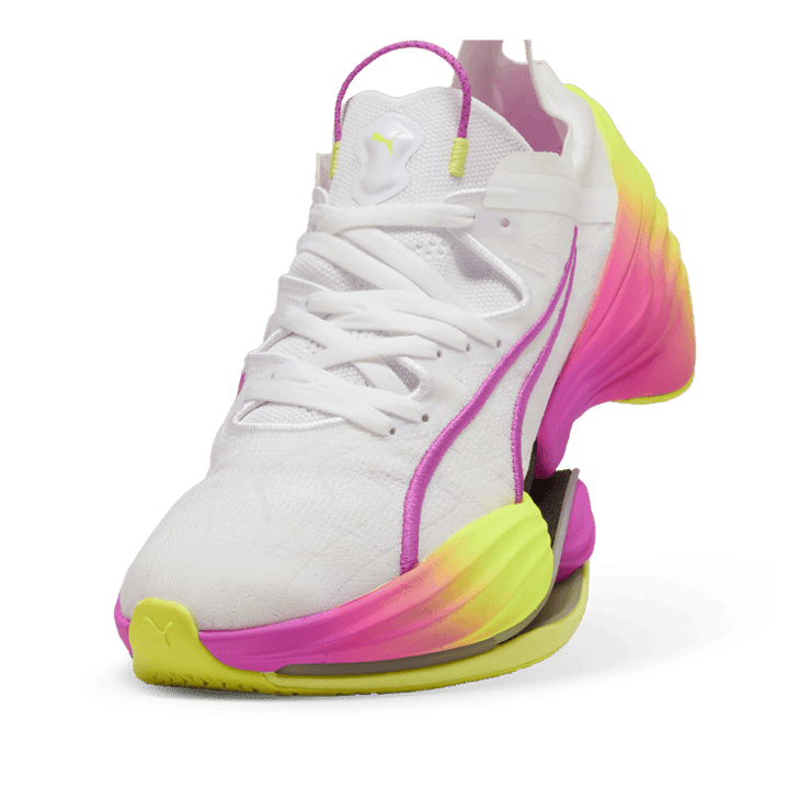 Puma Fast-RB Nitro Elite LD Yellow Alert Pure Magenta (W) Angle 2