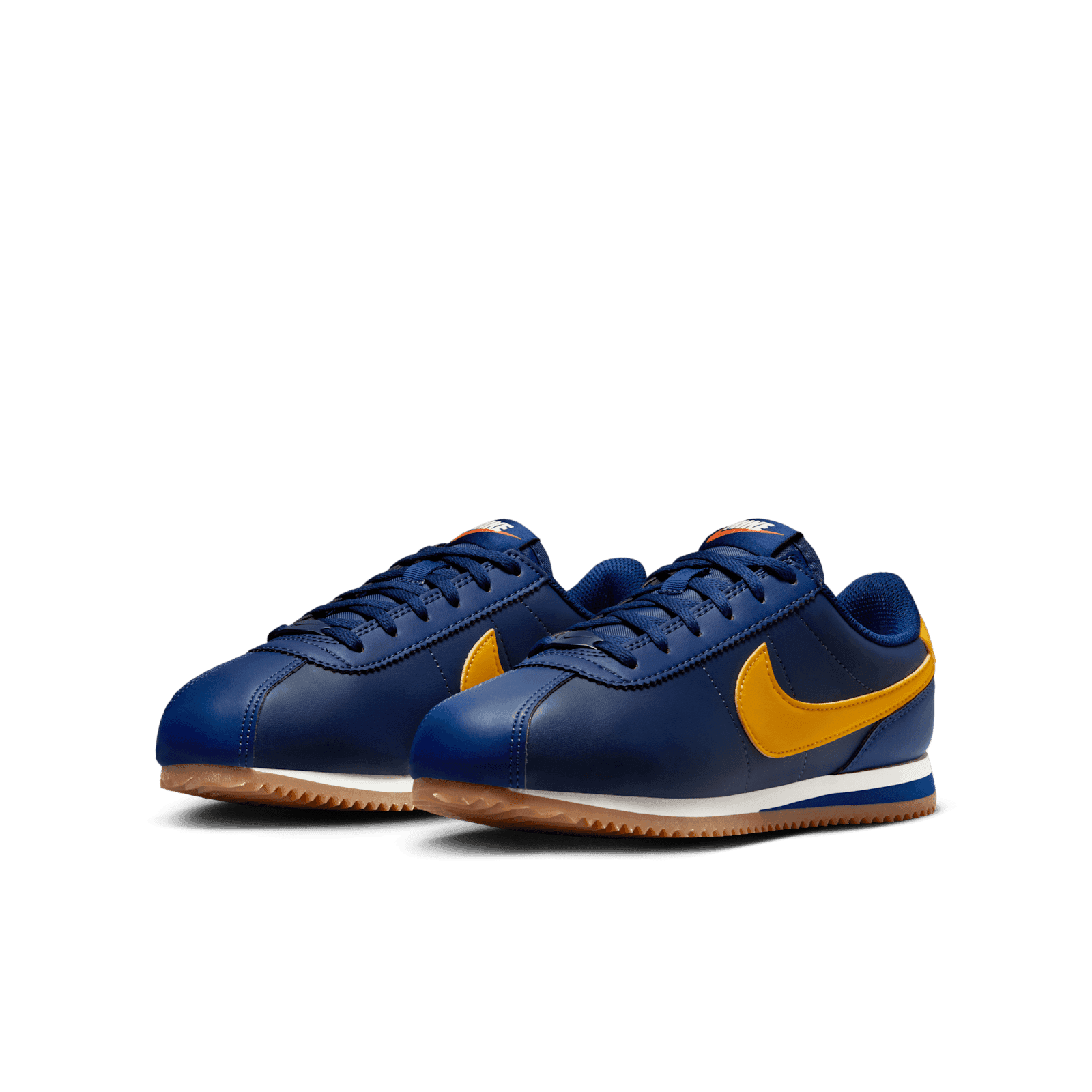 nike classic cortez blue yellow