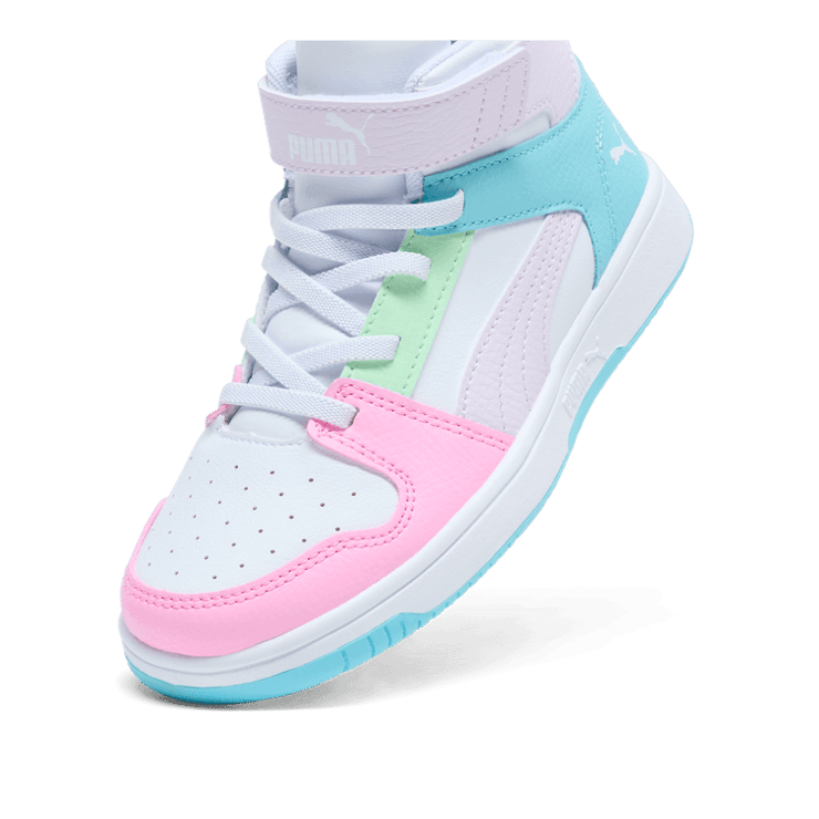 PUMA Rebound Layup RCL Sneakers in White (PS) Angle 2
