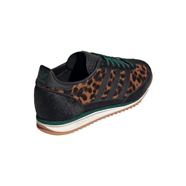 adidas SL 72 OG Leopard Print Collegiate Green (Women's) Angle 3
