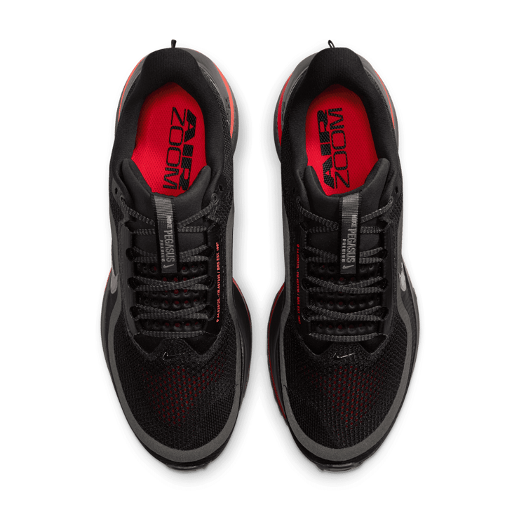 Nike Air Pegasus Premium Black Metallic Silver Angle 1