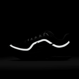 Nike Air Pegasus Premium Black Metallic Silver Angle 8