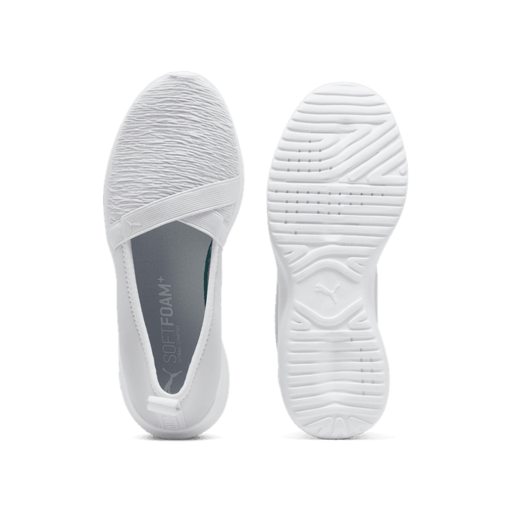 PUMA Adelina Ballet in Silver Mist/Whisper Of Pink/White Angle 0