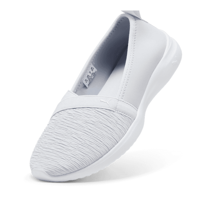 PUMA Adelina Ballet in Silver Mist/Whisper Of Pink/White Angle 2