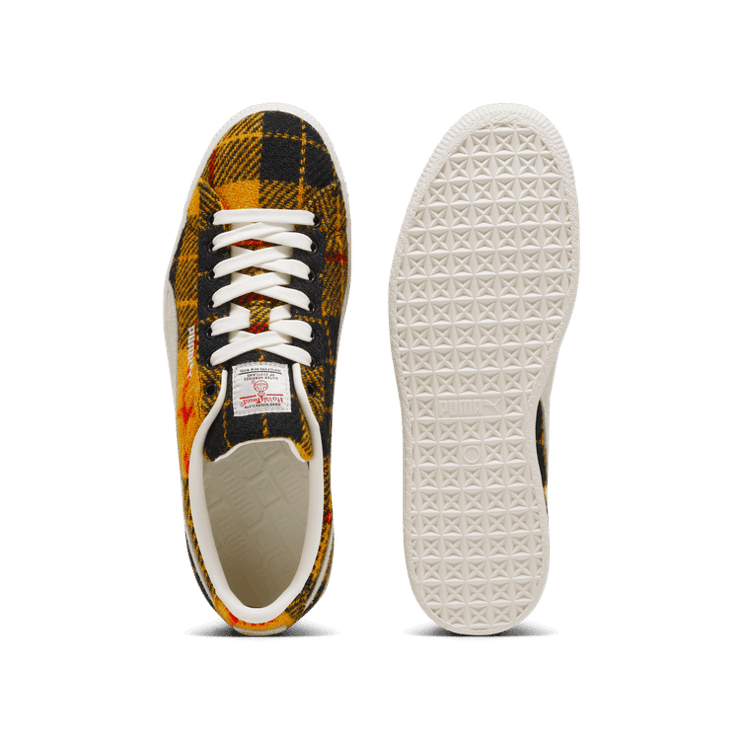 Puma Harris Tweed x Suede Vintage 'Tartan - Yellow' Angle 0