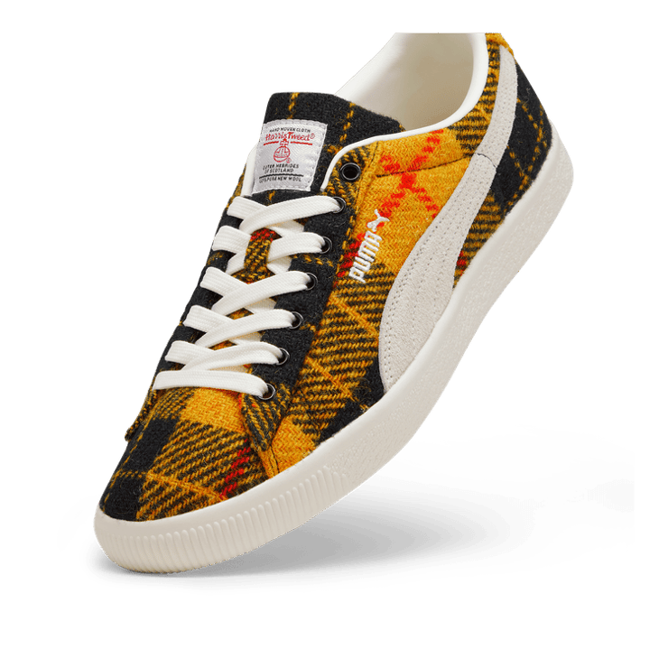 Puma Harris Tweed x Suede Vintage 'Tartan - Yellow' Angle 2
