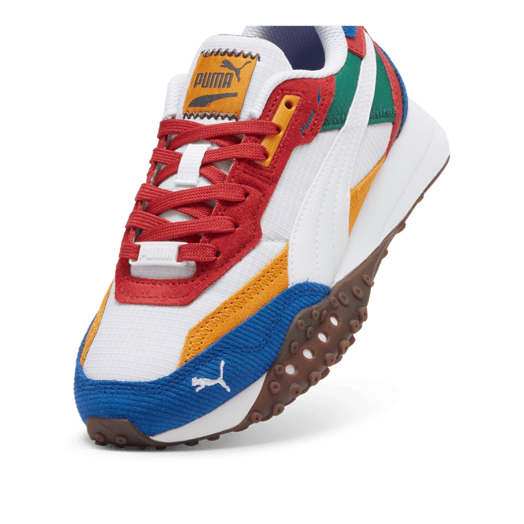 Puma Blacktop Rider Big Kid 'Multicolor - White Club Red Puma Blacktop Rider Big Kid 'Multicolor - White Club Red
