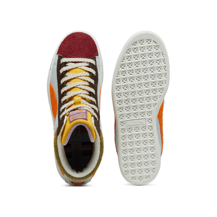 Puma lemlem x Suede Mid 'Icy Blue Cayenne Pepper' (W) Angle 0