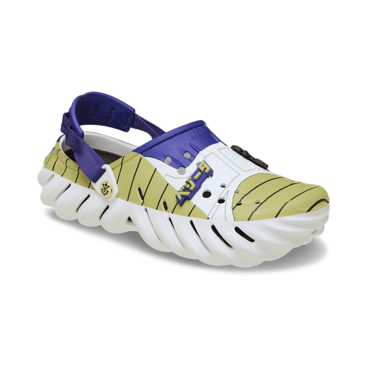 Crocs Echo Clog Dragon Ball Z Vegeta Angle 3