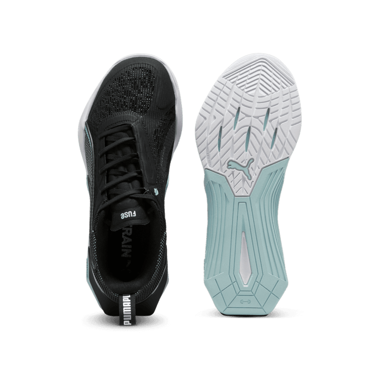 PUMA Fuse 3.0 Training in Black/Turquoise Surf Angle 0