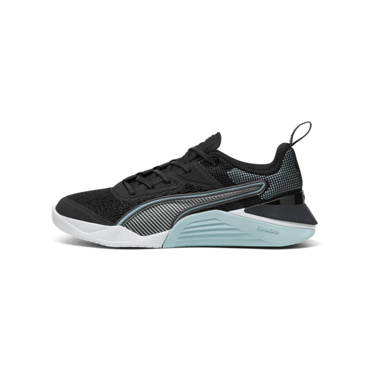 PUMA Fuse 3.0 Training in Black/Turquoise Surf Angle 1