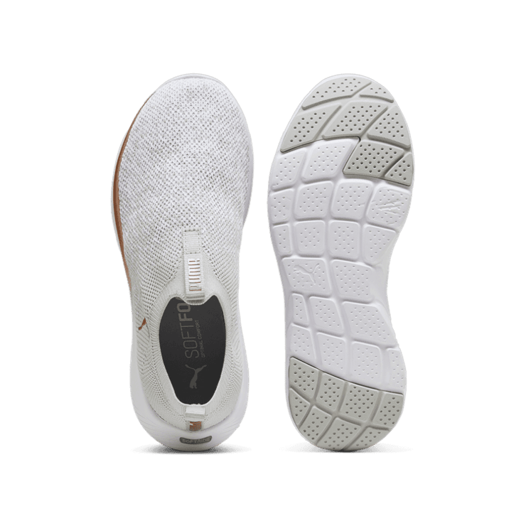 PUMA Softride Remi Slip-On Knit in Grey Angle 0