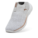 PUMA Softride Remi Slip-On Knit in Grey Angle 2
