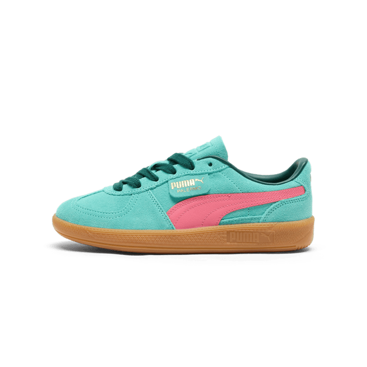 PUMA Palermo Sneakers in Green Angle 1
