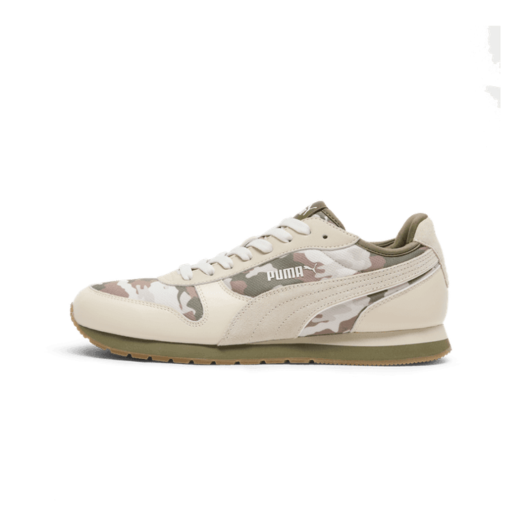 PUMA ST Miler Camo Sneakers in White Angle 1