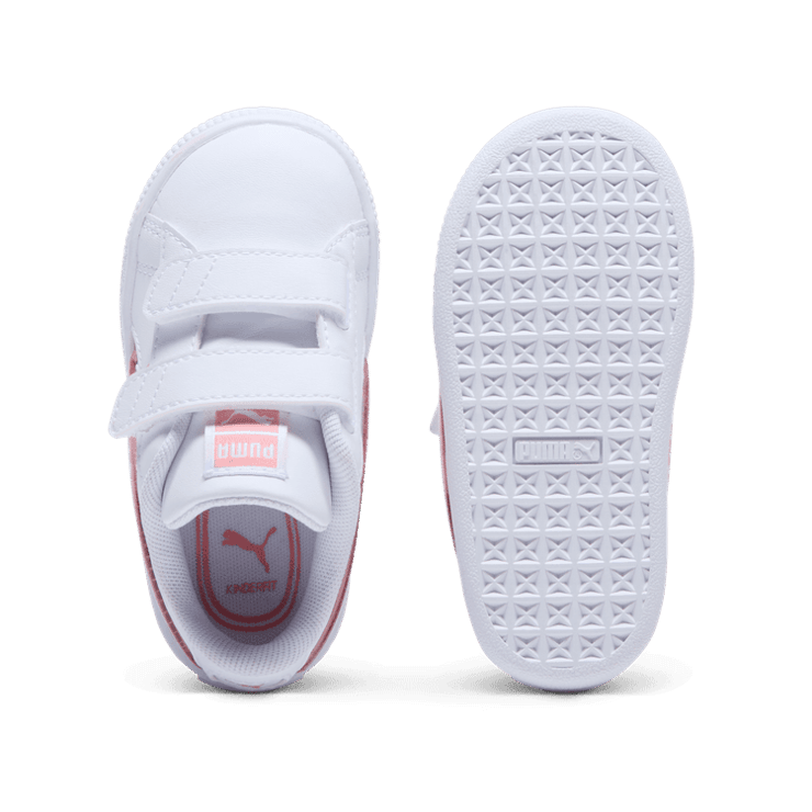 PUMA Basket Glitter s' Sneakers in White (TD) Angle 0