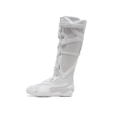 PUMA Mostro Leather Boots in White Angle 1