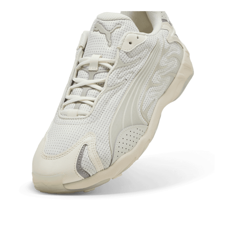 PUMA Inhale Reflective Sneakers in White Angle 2
