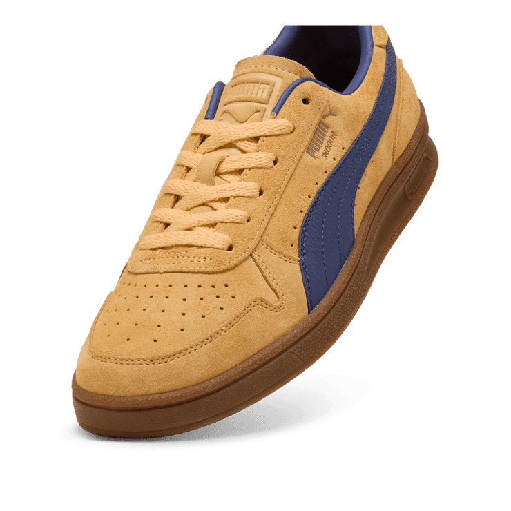 PUMA Indoor Soft Sneakers in Orange Angle 2