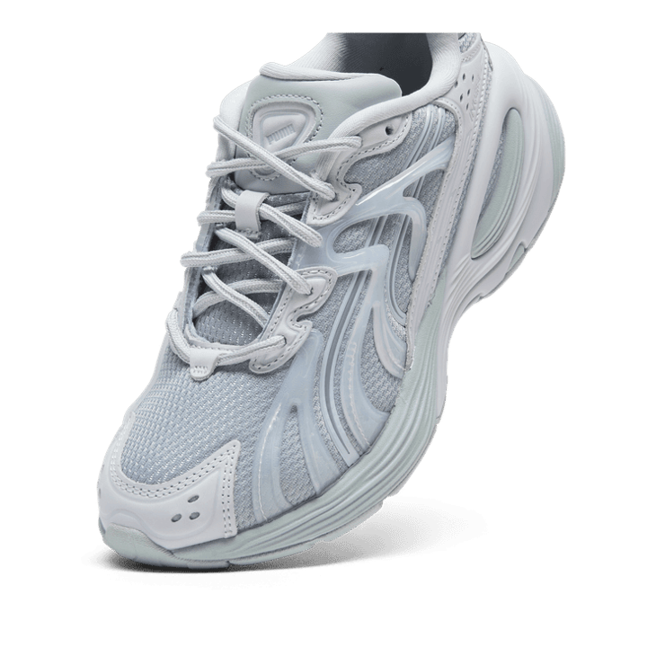 PUMA Inverse Premium Sneakers in Grey Angle 2