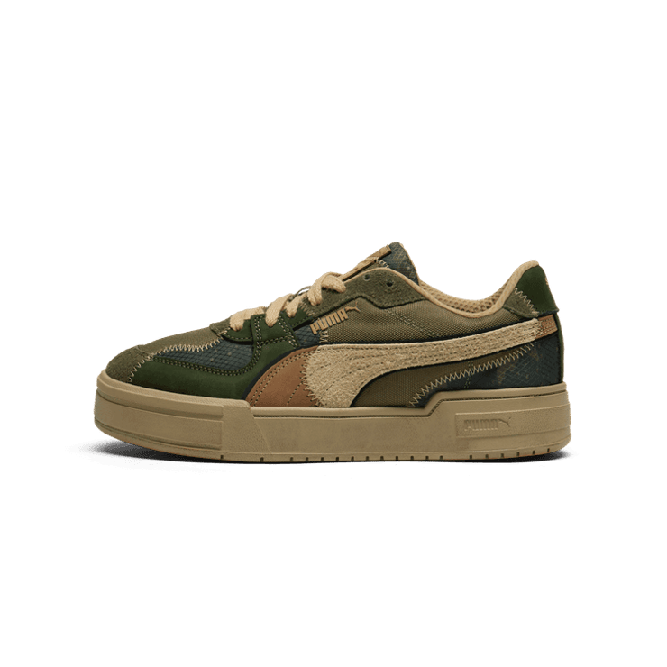 PUMA CA Pro Rain Map Camo Sneakers in Green Angle 1