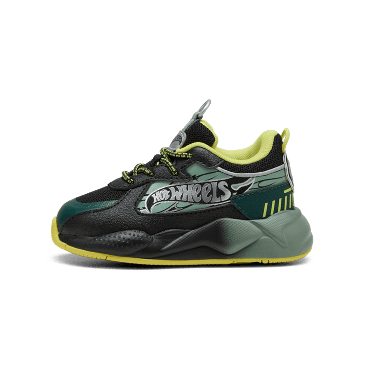 PUMA x HOT WHEELSâ¢ RS-X s' Sneakers in Black (TD) Angle 1