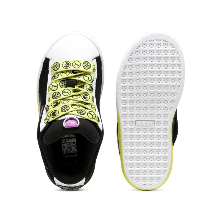 PUMA x HOT WHEELS⢠Suede XL Sneakers in Black (PS) Angle 0