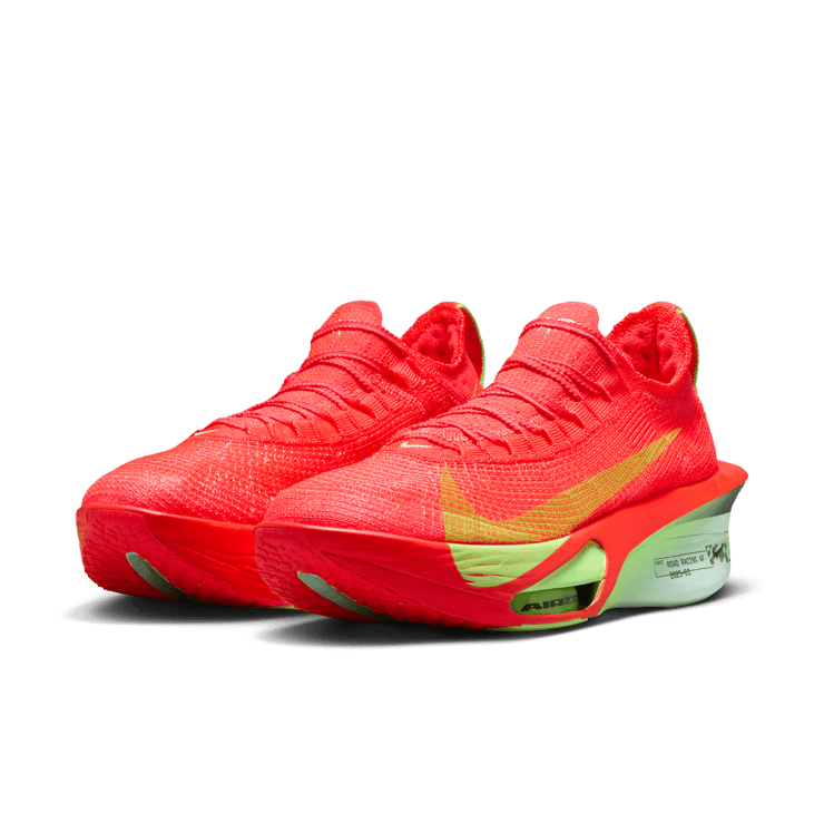 Nike Air Zoom Alphafly Next% 3 Bright Crimson Lime Blast Angle 2