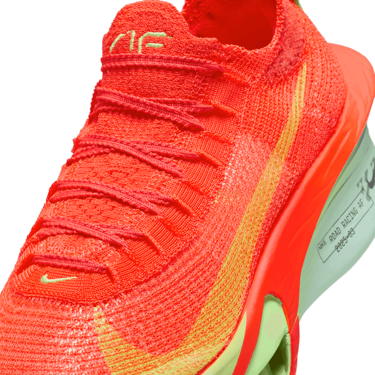 Nike Air Zoom Alphafly Next% 3 Bright Crimson Lime Blast (W) Angle 4