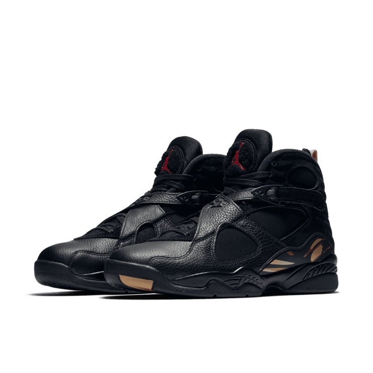 Jordan 8 Retro OVO Black Angle 2