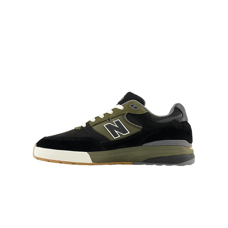 New Balance Numeric 933 Andrew Reynolds Black Olive Angle 0