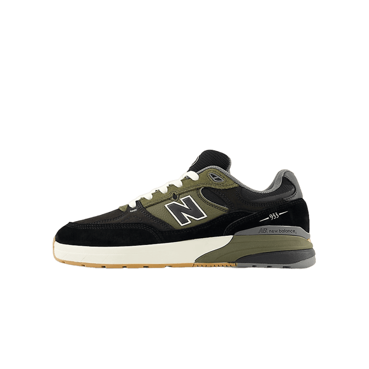 New Balance Numeric 933 Andrew Reynolds Black Olive Angle 5