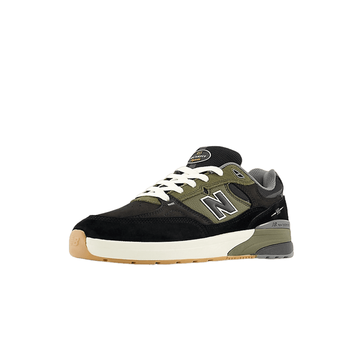 New Balance Numeric 933 Andrew Reynolds Black Olive Angle 7