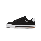 PUMA Court Classic Vulc Sneakers in Black/White Angle 1