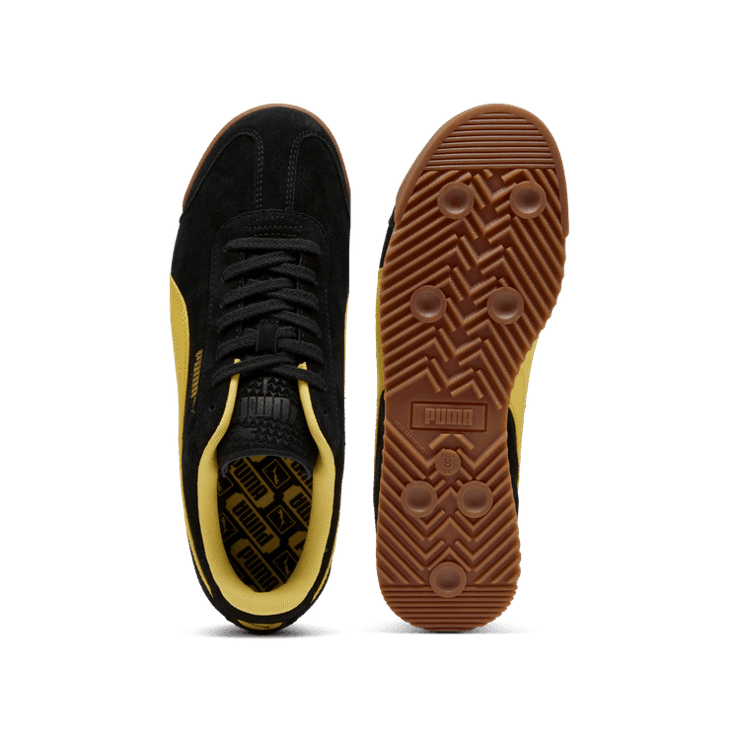 PUMA Roma Suede Sneakers in Black Angle 0